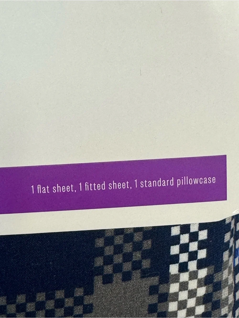 Microfiber Sheet Set Blue Plaid - Room Essentials NEW Size Twin XL